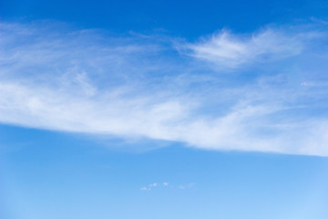 Fototapeta premium The blue sky with white clouds in clear day