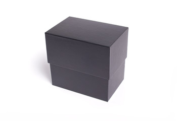 Black box isolated on white.