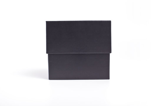 Black box isolated on white.