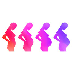 Obraz na płótnie Canvas Pregnant women