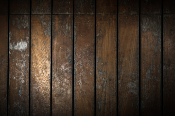 Wood table floor with natural pattern texture. Empty template  wood board can be used as background.