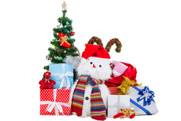 Gift boxes christmas concept