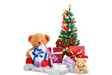 Gift boxes christmas concept