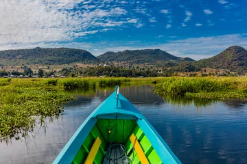  landscape view boat of the Inle Lake Shan state in Myanmar (Burma) © snaptitude