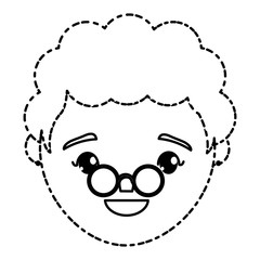 cartoon man icon over white background vector illustration