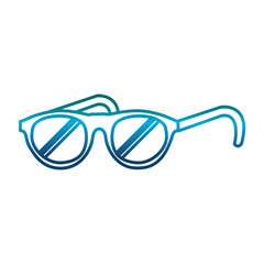 sunglasses icon over white background vector illustration