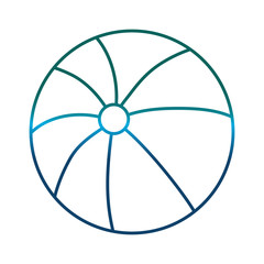 ball icon over white background vector illustration