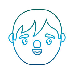 cartoon woman icon over white background vector illustration