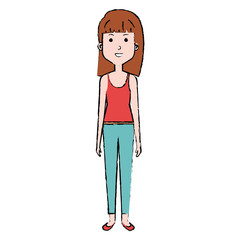 beautiful woman avatar character