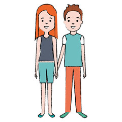 lovers couple avatars characters