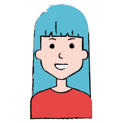 beautiful woman avatar character