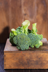 fresh raw broccoli