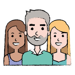 group of persons avatars characters