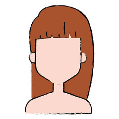 beautiful woman shirtless avatar character