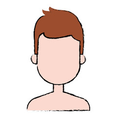 young man shirtless avatar character