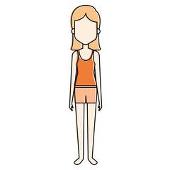 beautiful woman avatar character