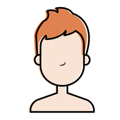 young man shirtless avatar character