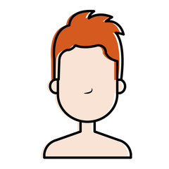 young man shirtless avatar character