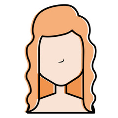 beautiful woman shirtless avatar character