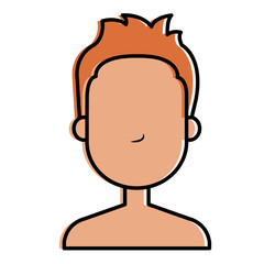 young man shirtless avatar character
