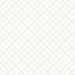 Naklejka premium Vector seamless rhombus pattern with dotted lines