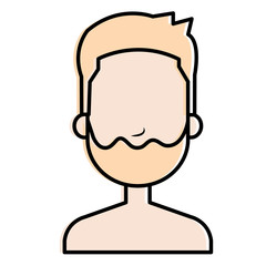 young man shirtless avatar character