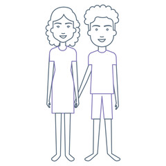 lovers couple avatars characters