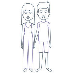 lovers couple avatars characters