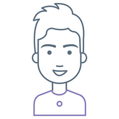 young man avatar character