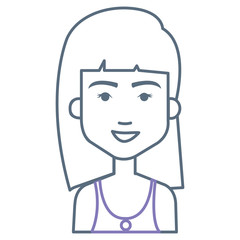 beautiful woman avatar character