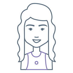 beautiful woman avatar character