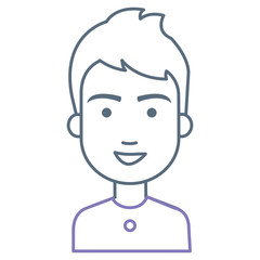 young man avatar character