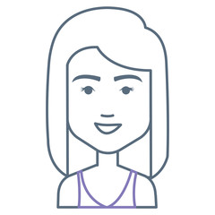 beautiful woman avatar character