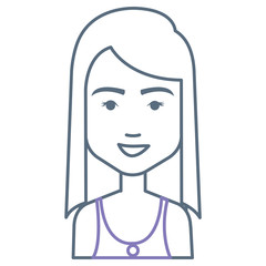 beautiful woman avatar character