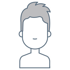 young man shirtless avatar character