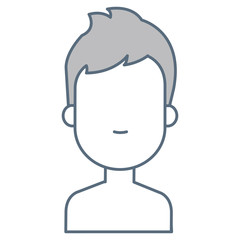 young man shirtless avatar character