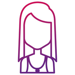 beautiful woman avatar character