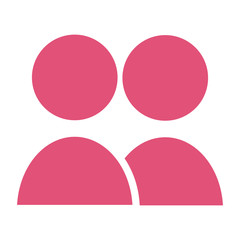 users silhouettes isolated icon