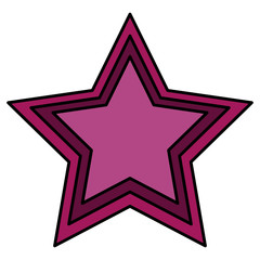 Obraz premium favorite star isolated icon
