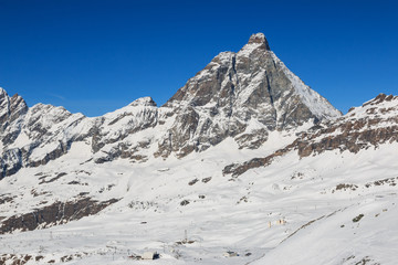 Cervino dalle piste da sci della Valtournanche