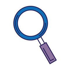 magnifying glass isolated icon