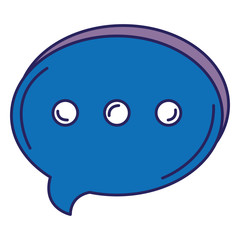 Fototapeta premium speech bubble isolated icon