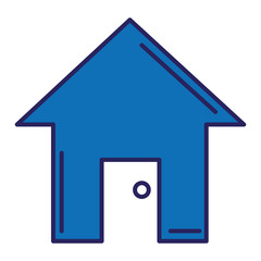 house silhouette isolated icon