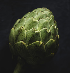 Obraz premium Macro shot of artichoke vegetable