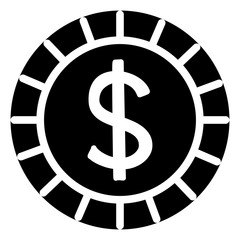coin money isolated icon