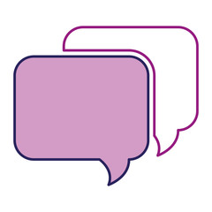 Naklejka premium speech bubble isolated icon