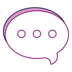 speech bubble isolated icon