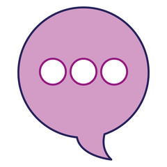 speech bubble isolated icon