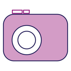 photographic camera isolated icon