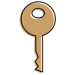 key security isolated icon